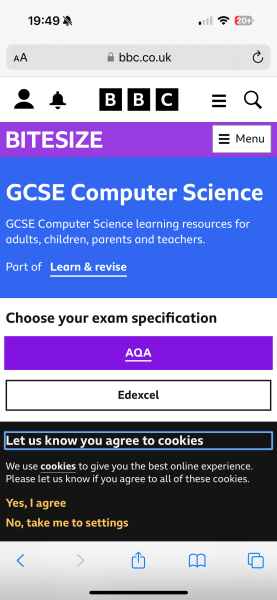 GCSE computer science: Daughter was refused a place