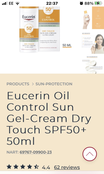 Really effective facial sun block