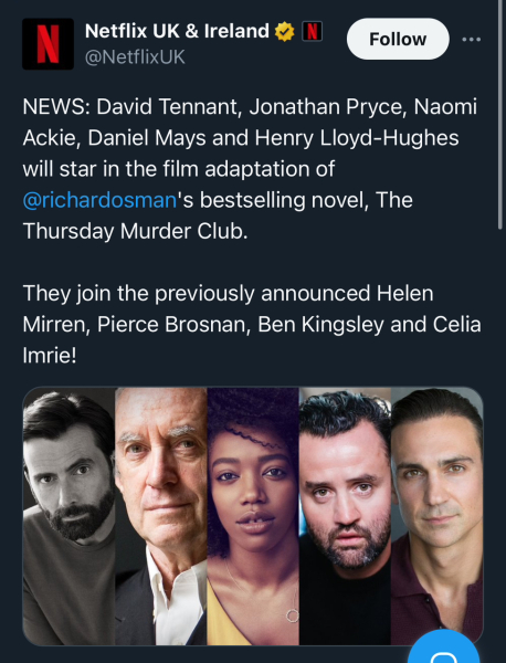 To ask who you would cast in Thursday Murder Club: The Movie?