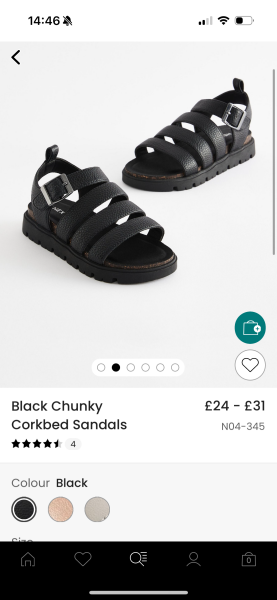 Sandals for a 12 year old girl