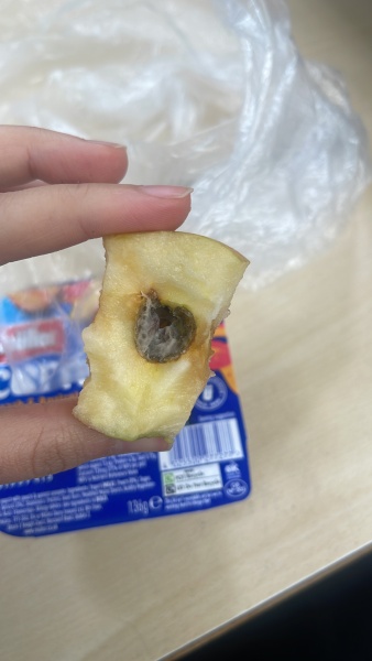 Mould in middle of apple? What happens if I ate some by accident?