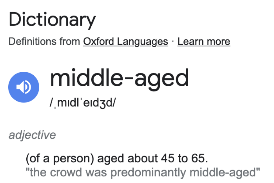 to think the ageism on here has been disgusting recently