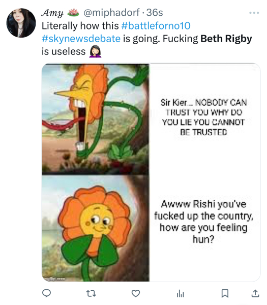 Anyone else watching Keir Starmer being savaged by Beth Rigby`/