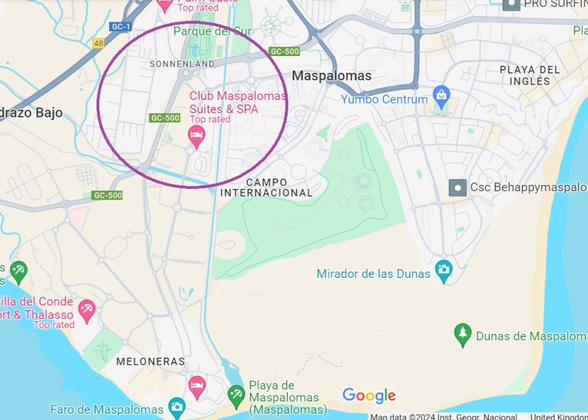 Neighbourbood within Maspalomas/Meloneras