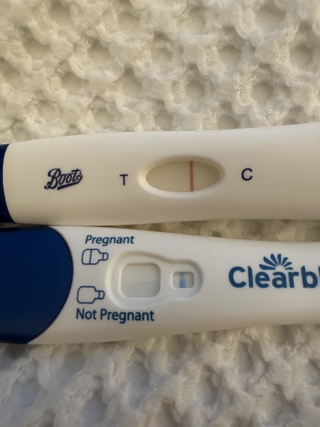 Positive pregnancy test or evap line?