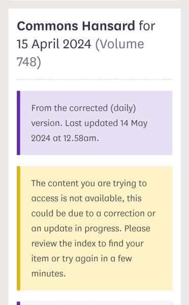 Debate happening in House of Commons: Victoria Atkins on fire
