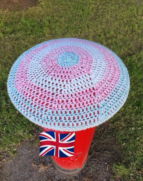 Adult Human Female postbox topper "against the spirit of postbox toppers"