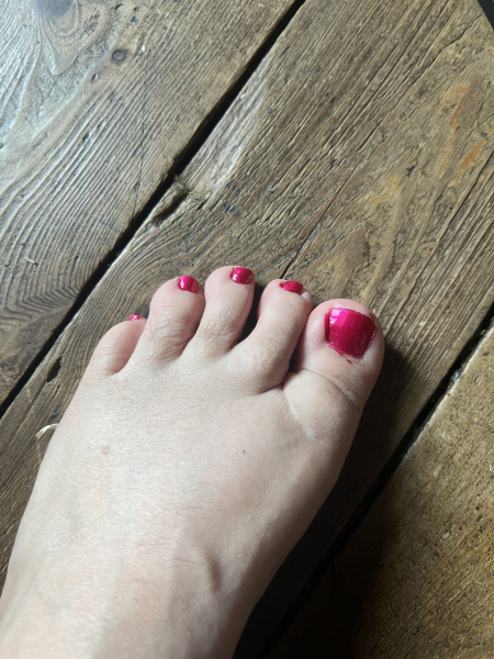 What colour is your pedicure?