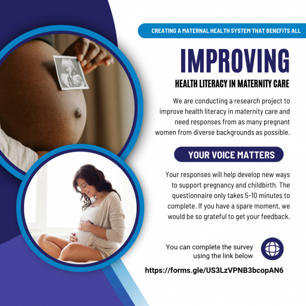 Empowering Mums: Enhancing Health Literacy in Maternity Care – Your Input Matters!