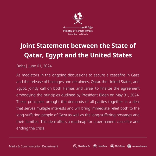 Remarks on a Potential Ceasefire Deal