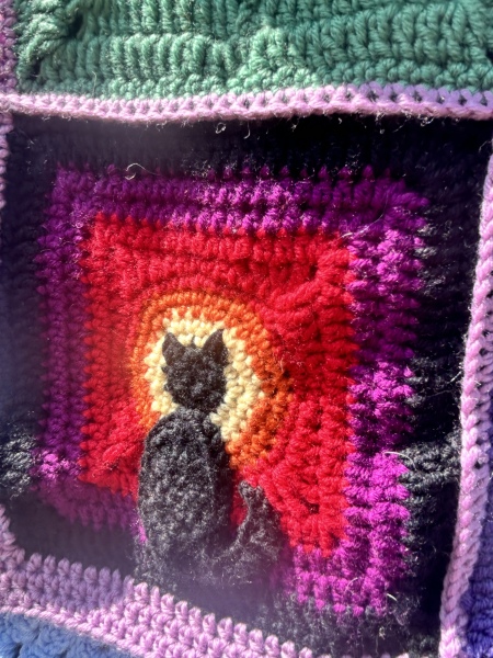 Woolly Hugs. Sad news we are afraid. Making a Blanket for lovely Mowly77's family