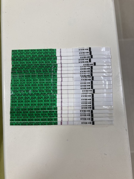 Line darkness plateauing - pic