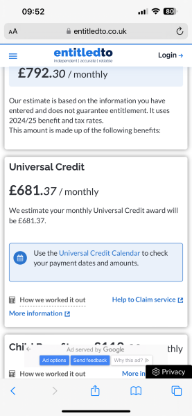Statutory Maternity Pay & Universal Credit help !!