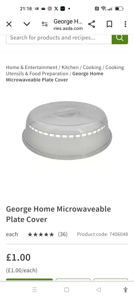 What do people use to cover food from flies, which isn't clingfilm and doesnt take up much storage space?