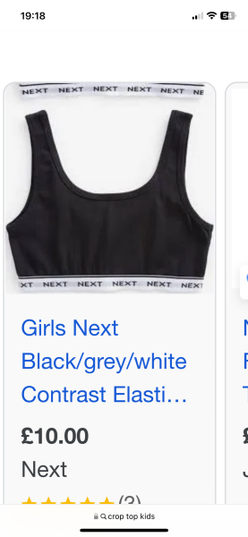 Stand off about a crop top