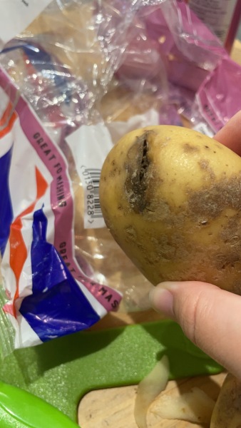 What is this on my potato?