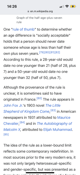 The Half Plus 7 Rule
