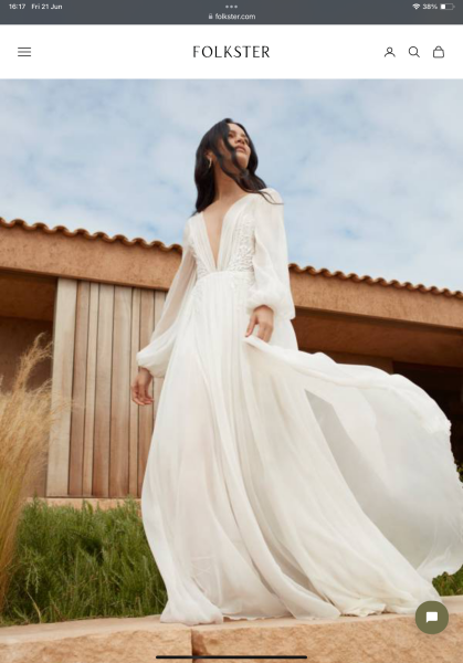 Very specific wedding dress search