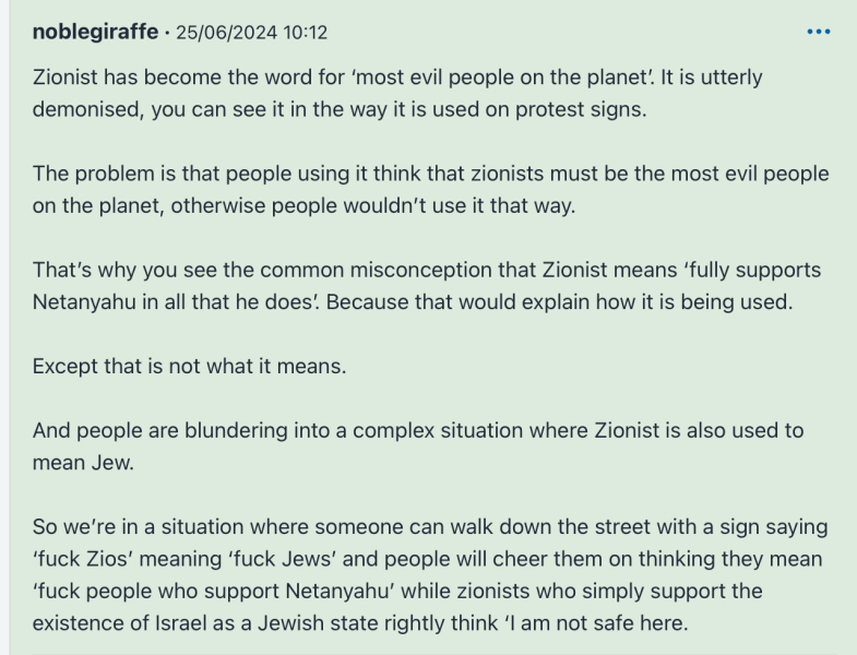 Disgusting comments like this normalised