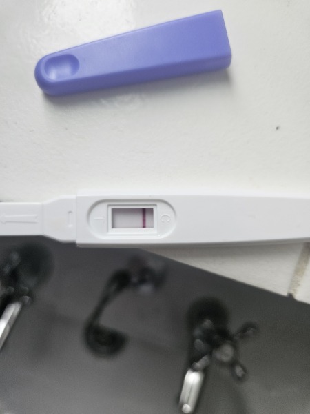 Took a test and can’t tell whether it’s negative or positive…