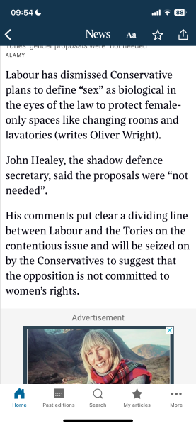 Sunak: I’ll change the Equality Act to protect women’s spaces