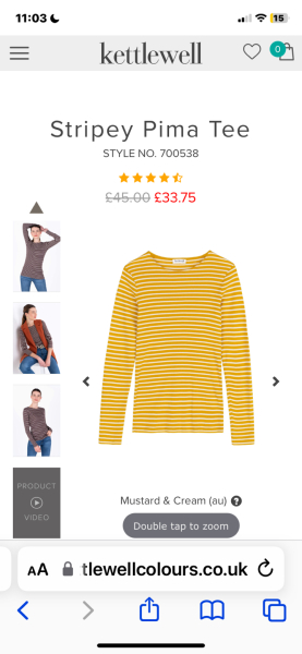 Has anyone seen anything in this colour (mustard yellow - I think!) this season?