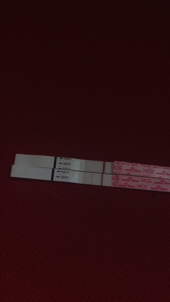 Positive test - interrupted line?