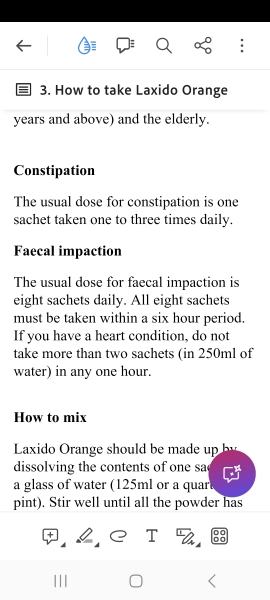 Constipation…….nothing is working