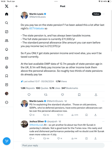Starmer + Sunak debate thread