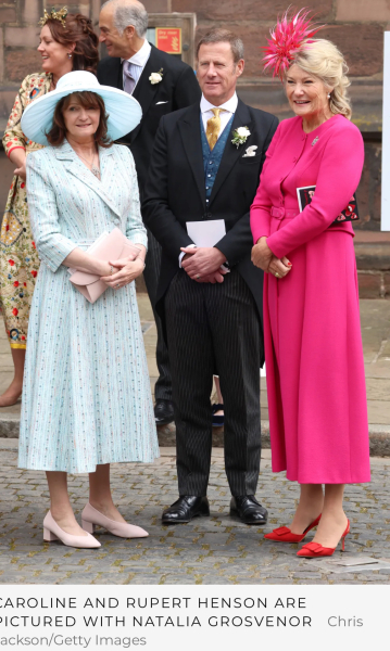 Hugh Grosnevor & Olivia Henson's wedding