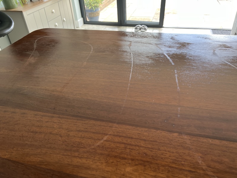 Help - ruined wood worktops!