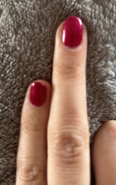 I'm not happy with how she did my nails