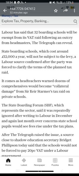 Will VAT on private school fees lead to a partial collapse of the sector?