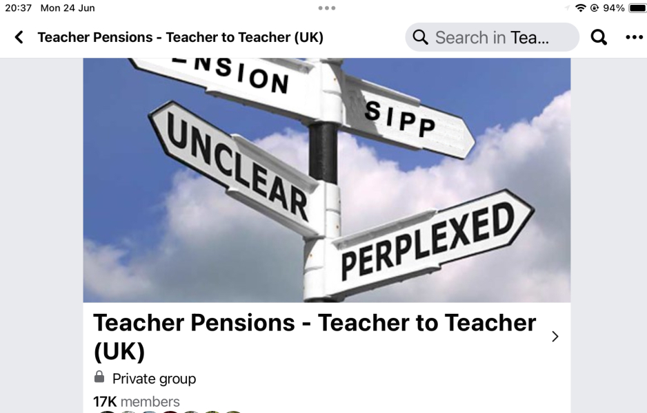 Pension when I die