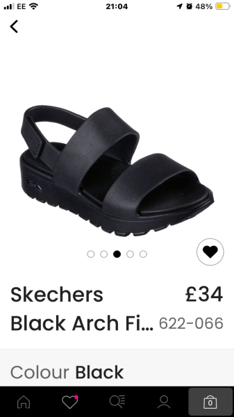Comfortable footwear……..
