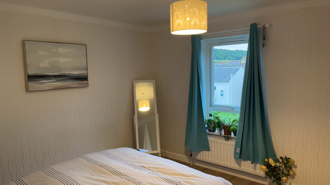 What do you have on the walls in the bedroom?