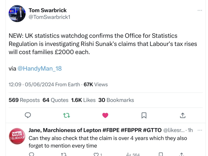 Thread 47 Sunak : The Ship of Fools sails on