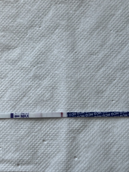 evap or faint positive?