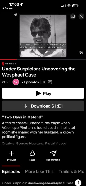 Just finished this - very interesting