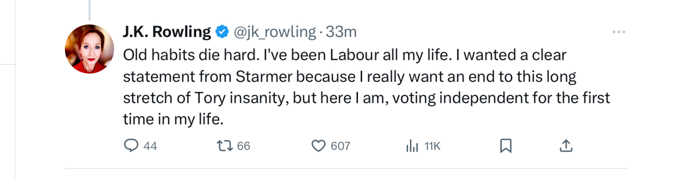 JKR calls Labour's Bluff - Offering Meeting leadership only on her terms