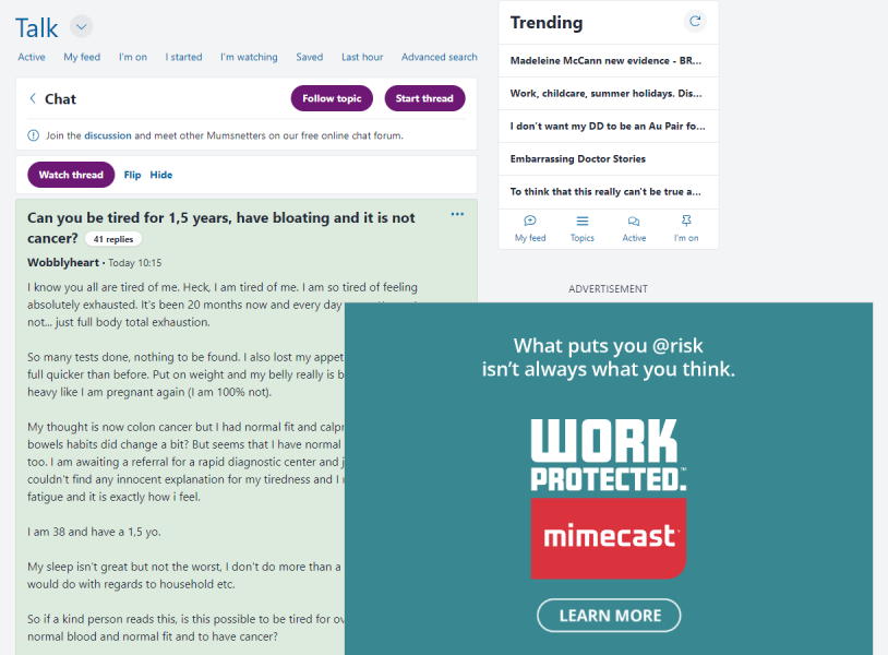 Big ad blocking posts