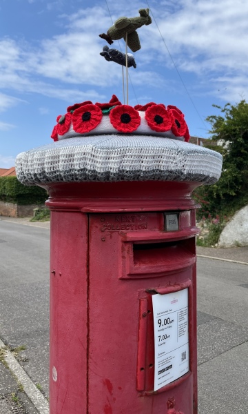 Adult Human Female postbox topper "against the spirit of postbox toppers"