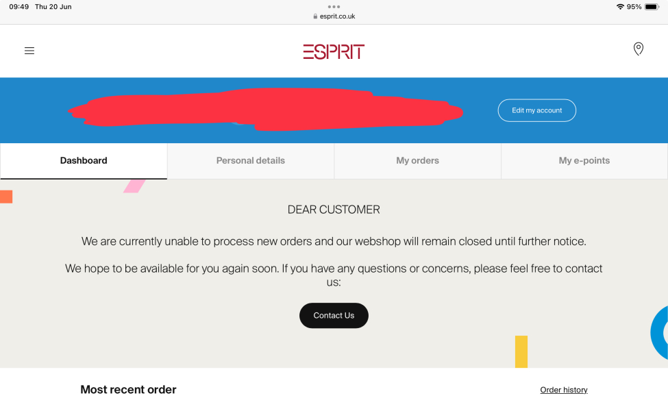 So, Esprit (Europe) has apparently gone under, what is similar?