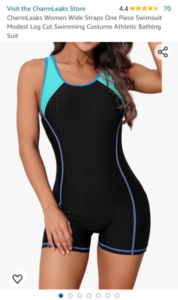 Swimwear that’s not revealing…