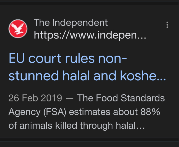To not offer two types of beef burger at summer fair (halal and non halal)?