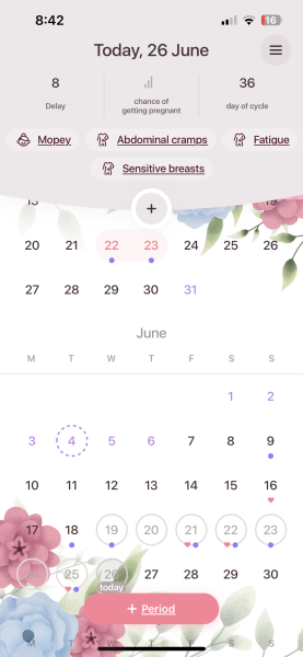 AF 8 days late. 1st month TTC