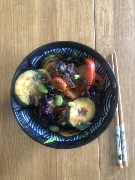 Taking a photo of everything I eat