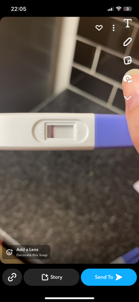 faint positive?