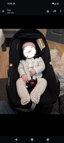 Axkid car seat and not fitting
