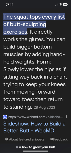 How to get a bigger bum